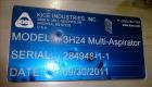 Used Kice Multi-Aspirator, Model 3H24 Multi-Aspirator, 304 Stainless Steel