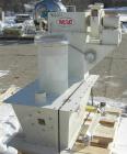 Used: MAC bin vent pulse jet dust collector, model 19AVC2, carbon steel. Approx 34 square feet filter area. (2) cartridge style filters. Includes a top mounted 1/2hp, 3/60/208-230/460 volt, 3450 rpm ...