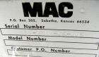 Used: MAC pulse jet filter, model 36AVR21, carbon steel. Approximate 90 square feet filter area.(21) 36