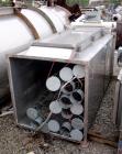 Used MAC Bin Vent Pulse Jet Dust Collector, Model 72AVS16-2, Stainless Steel. 159 square feet filter area, 5 SCFM. Housing measures 34 1/2'' wide x 34 1/2'' long x approximate 88'' overall height. Ca...