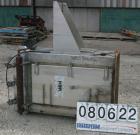 USED:MSM bin vent pulse jet dust collector, approx 25 sq ft filterarea, 304 stainless steel. Housing 26