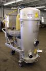Used Marchant Schmidt Portable Sanitary Dust Collector System, Model SDC1300, 304 Stainless Steel. Approximately 1300 cfm, 25 square foot filter are. Approximately 24