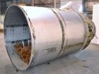 Used- Stainless Steel Mikro-Pulsaire Pulse Jet Dust Collector, Model 69-8-35C
