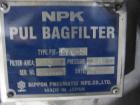 Used-NPK Bin Vent Dust Collector, Model PBF-PPC-5, Stainless Steel. 53 Square feet filter area. Mounted on an approximate 65...