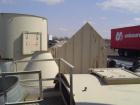 Used Pneumafil 59,963 cfm, model RAFIL 13.5-460-12, dust filter with 15 hp reverse air blower. 1/3 hp motor drive, reverse air cleaning plenum, clean air access door, particle deflector, dust dischar...