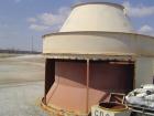 Used Pneumafil 59,963 cfm, model RAFIL 13.5-460-12, dust filter with 15 hp reverse air blower. 1/3 hp motor drive, reverse air cleaning plenum, clean air access door, particle deflector, dust dischar...