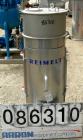 Unused-UNUSED: Reimelt bin vent dust collector, model Jet Filter, stainless steel. Approx 12 square feet filter area. Housing measures 16
