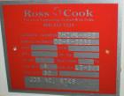 Used-Ross Cook Dust Collector System,