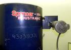 Used Spencer Turbine Series B Industravac Stationary Vacuum System, Model SB-620B, Carbon Steel. Consists of: (1) Multi-stage vacuum producer, approximate 430 SCFM, driven by a 20 hp, 3/60/208-230/46...