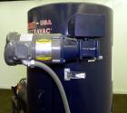 Used Spencer Turbine Series B Industravac Stationary Vacuum System, Model SB-620B, Carbon Steel. Consists of: (1) Multi-stage vacuum producer, approximate 430 SCFM, driven by a 20 hp, 3/60/208-230/46...