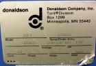 Used Torit Downflo Cartridge Type Dust Collector, Model 2DF4, 1016 Square Feet Filter Area, Carbon Steel. Approximately 2000 cfm. Includes a top mounted 3 hp blower. Requires cartridges. Mounts on 4 ...