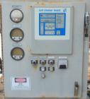 Used Torit Downflo II Cartridge Type Pulse Jet Dust Collector, model DFT3-18, carbon steel. 3420 square feet filter area, nominal airflow range 2,285-14,175 cfm. Includes a checkerboard  control pane...