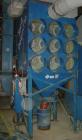 USED: Torit dust collector, model DFT3-18. 9 cartridge, reverse pulse jete. 3,420 square feet filter area, airflow cfm approximately 2,285-14,175. Includes a checkerboard control panel.