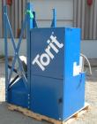 Used Torit Vibra Shake Cartridge Type Dust Collector, Model VS550, Carbon Steel. 65 Square feet filter area, 550 cfm airflow. Housing measures 24.7