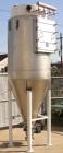 Used-Walker Stainless Equipment Co Model R-HT-05 Round Pulse Jet Dust Collector.  This dust collector has an estimated bag s...
