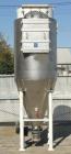 Used-Walker Stainless Equipment Co Model R-HT-10 Round Pulse Jet Dust Collector.  This dust collector has an estimated bag s...