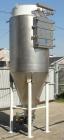 Used-Walker Stainless Equipment Co Model R-HT-10 Round Pulse Jet Dust Collector.  This dust collector has an estimated bag s...