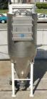 Used-Walker Stainless Equipment Co Model R-HT-10 Round Pulse Jet Dust Collector.  This dust collector has an estimated bag s...