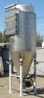 Used- Walker Stainless Equipment Co Round Pulse Jet Dust Collector, Model R-HT-1