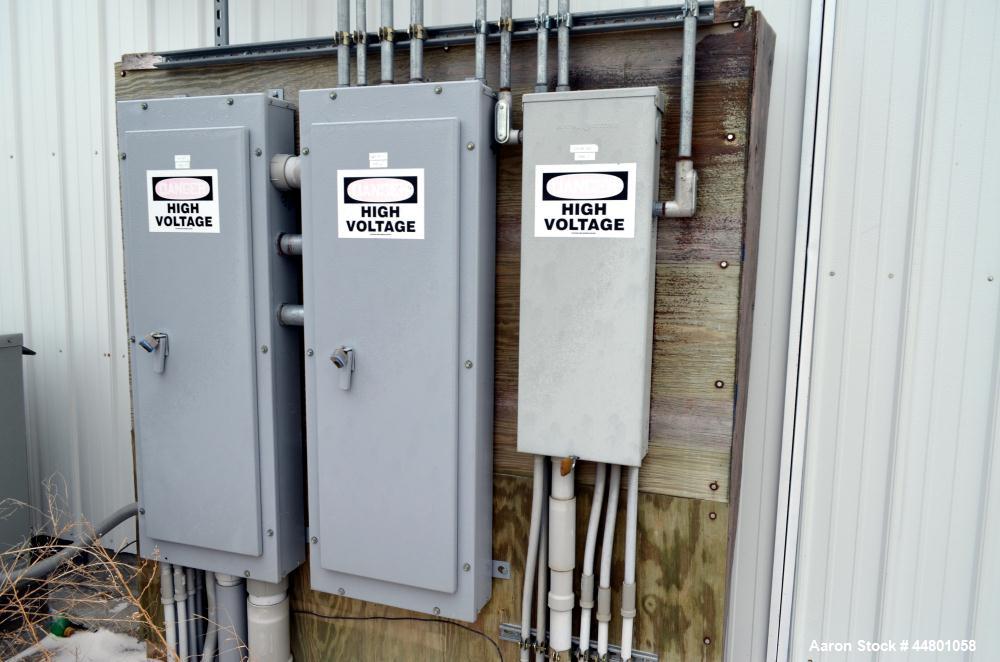 Used Allen-Bradley PanelView Plus 1500 Control Panel.  Includes an operator panel, (3) starters, 15 kva, and a 75 kva transformer.