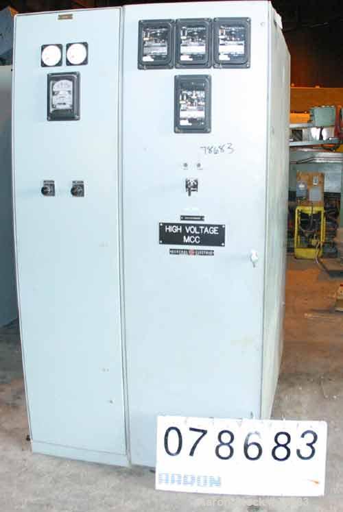 Used General Electric Main Breaker, 600 Amp, 2.4 KW.