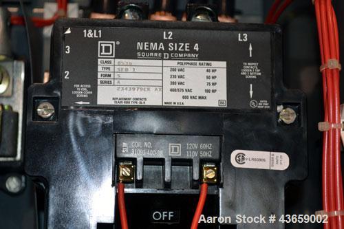 Used- Square D Motor Control Center, Model 5