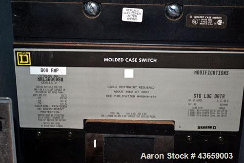 Used Square D Motor Control Center, Model 5