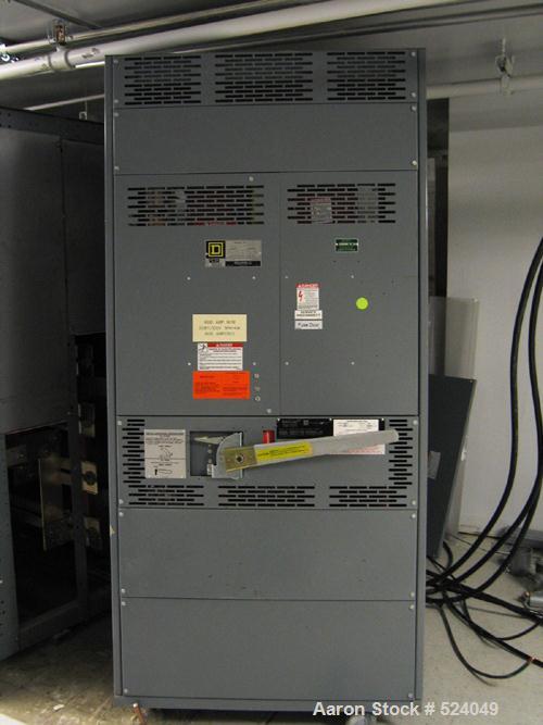 USED: Square D custom power style QED switchboard. 600A, 208Y/120 VAC,3 ph, 4W, 60 hz, suitable for use as service entrance equipment.Section 1: Deadfront switchboard section short circuit current ra...