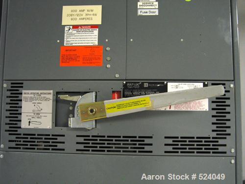 USED: Square D custom power style QED switchboard. 600A, 208Y/120 VAC,3 ph, 4W, 60 hz, suitable for use as service entrance equipment.Section 1: Deadfront switchboard section short circuit current ra...