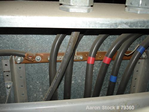 USED: Westinghouse fused panelboard, 600 amp, 208 volt, (4) 100 amp,3 phase, (2) 200 amp.