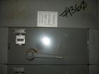 USED: Westinghouse fused panelboard, 600 amp, 208 volt, (4) 100 amp,3 phase, (2) 200 amp.