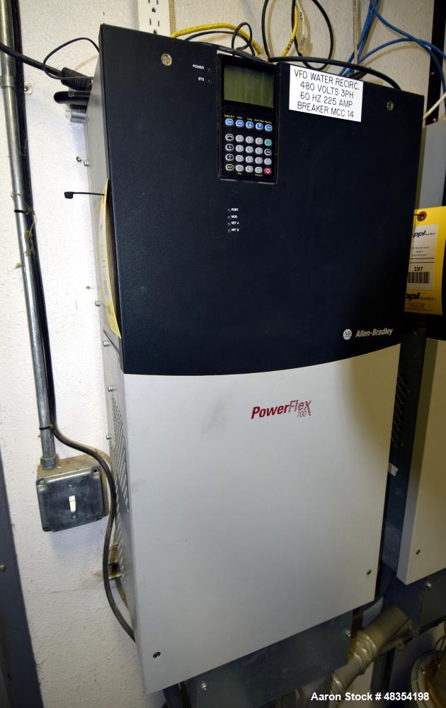 Used Allen-Bradley PowerFlex 700 drive. Motor rating 110kw/150-125 hp, catalog# 20B-D180 A 0 ANNAND0.