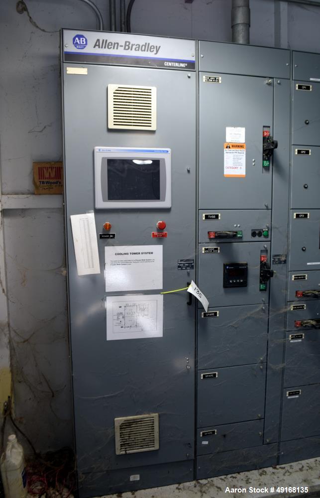 Used Allen-Bradley Centerline 2100 Motor Control Center Panel, 480VAC, 3 Phase, 60HZ.