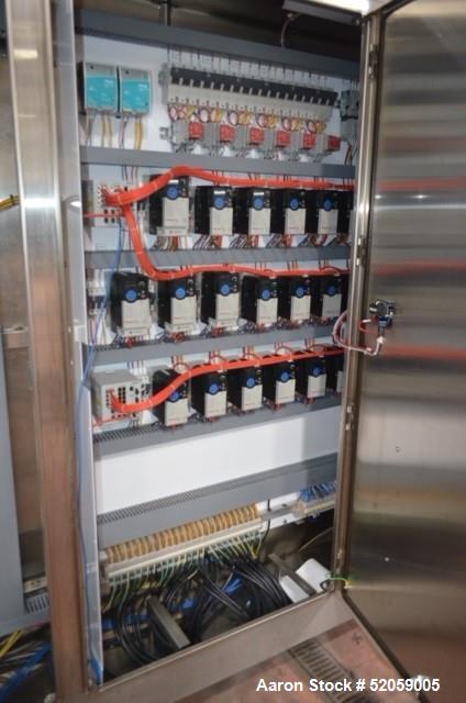 Used Sentry Equipment and Erectors Stainless Steel Control Panel. Has Allen Bradley PLC, A/B panelview 1000 plus HMI, A/B Drives.