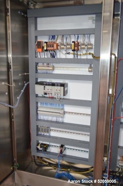 Used Sentry Equipment and Erectors Stainless Steel Control Panel. Has Allen Bradley PLC, A/B panelview 1000 plus HMI, A/B Drives.