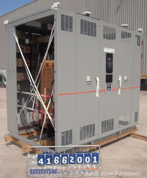 Unused- Cutler Hammer/ABB Transformer. Built 2008. 1500/2000 kva dry type. HV 13,800 Delta Primary to 480Y/277 Secondary. kV BIL 95 HV, 10 LV, LV amp 1804/2406, Class AA/FA, type VP1, average max amp...