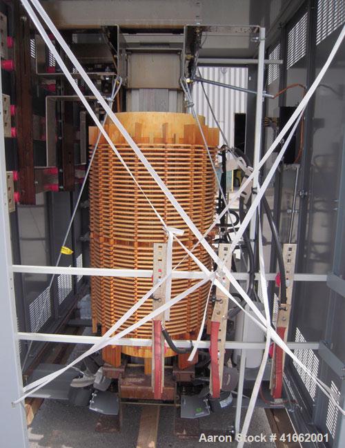 Unused- Cutler Hammer/ABB Transformer. Built 2008. 1500/2000 kva dry type. HV 13,800 Delta Primary to 480Y/277 Secondary. kV BIL 95 HV, 10 LV, LV amp 1804/2406, Class AA/FA, type VP1, average max amp...
