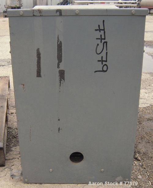 Used Square D 63 KVA Transformer, Style 34244-44112-002. High/Low Volt 460.