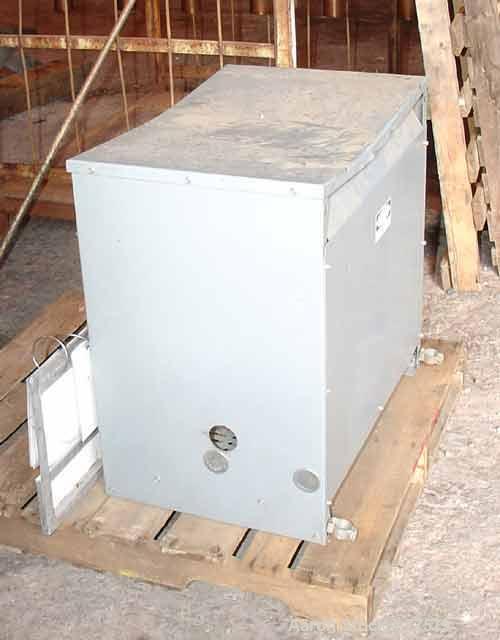 Used Square D 63 KVA Transformer, Style 34244-44112-002. High/Low Volt 460.