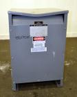 Used Square D 45T3H Insulated Dry Transformer, 45 KVA. 3/60/, H.V. 480, H.V. amps 54- L.V. 208Y/120, L.V. amps 125. Type SO, Class AA, Enclosure Type 2, 150 Degree C. rise, 220 Degree C. INS System. ...