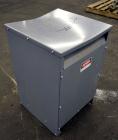 Used Square D 45T3H Insulated Dry Transformer, 45 KVA. 3/60/, H.V. 480, H.V. amps 54- L.V. 208Y/120, L.V. amps 125. Type SO, Class AA, Enclosure Type 2, 150 Degree C. rise, 220 Degree C. INS System. ...