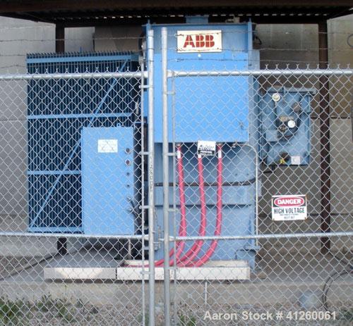Used Asea Brown Boveri Transformer, oil filled 10/13.33 MVA at 55 deg C rise, 3 phase, 60 hertz.