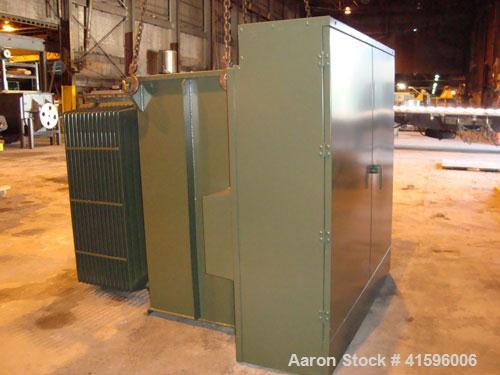 Used Cooper Power 2500 kva Padmount Transformer. 3 phase, 12470GY/7200-480Y/277.