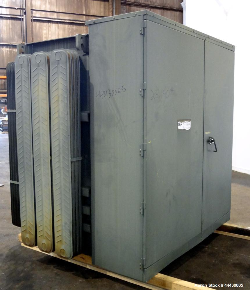 Used GE Padmount 5000 kVA 12470 / 4150Y / 2400 Oil Filled Transformer.  Year 2003.
