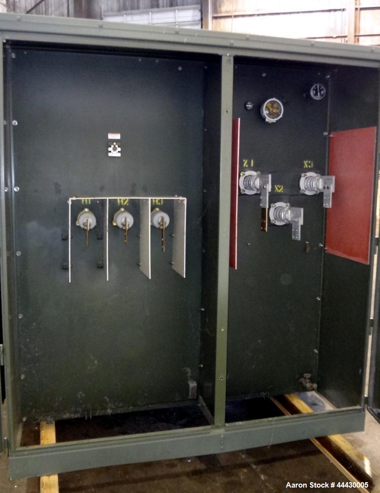 Used GE Padmount 5000 kVA 12470 / 4150Y / 2400 Oil Filled Transformer.  Year 2003.