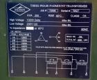 Used- Solomon Corporation Three Phase Padmount Transformer. 500 KVA. 3/60 HZ. Rise 65 deg.c.., class OA. High voltage 13200 ...