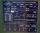 Used Solomon Corporation Three Phase Padmount Transformer. 500 KVA. 3/60 HZ. Rise 65 deg.c.., class OA. High voltage 13200 Delta, 95kv BIL, low voltage 208Y/120, 30 kv BIL. Built 2008.