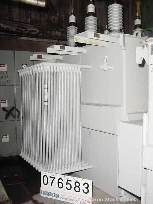 Unused-UNUSED: ABB transformer, 3 phase, 46,000 HV volts, 26,000/15011 LV volts, 60 hertz, oil insulated substation transformer, Class OA. Insuldur insulation, 5,000 kva fll load OA, 85 degree C rise...