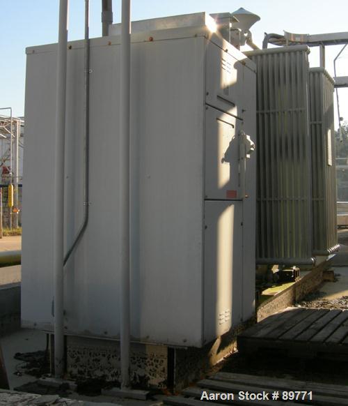USED: Allis Chalmers transformer. 2000 kva, class MCS OA. 3/60, 13,200 volts HWDG, 2400 volts XWDG. H winding 110 kv, X winding 60 kv.