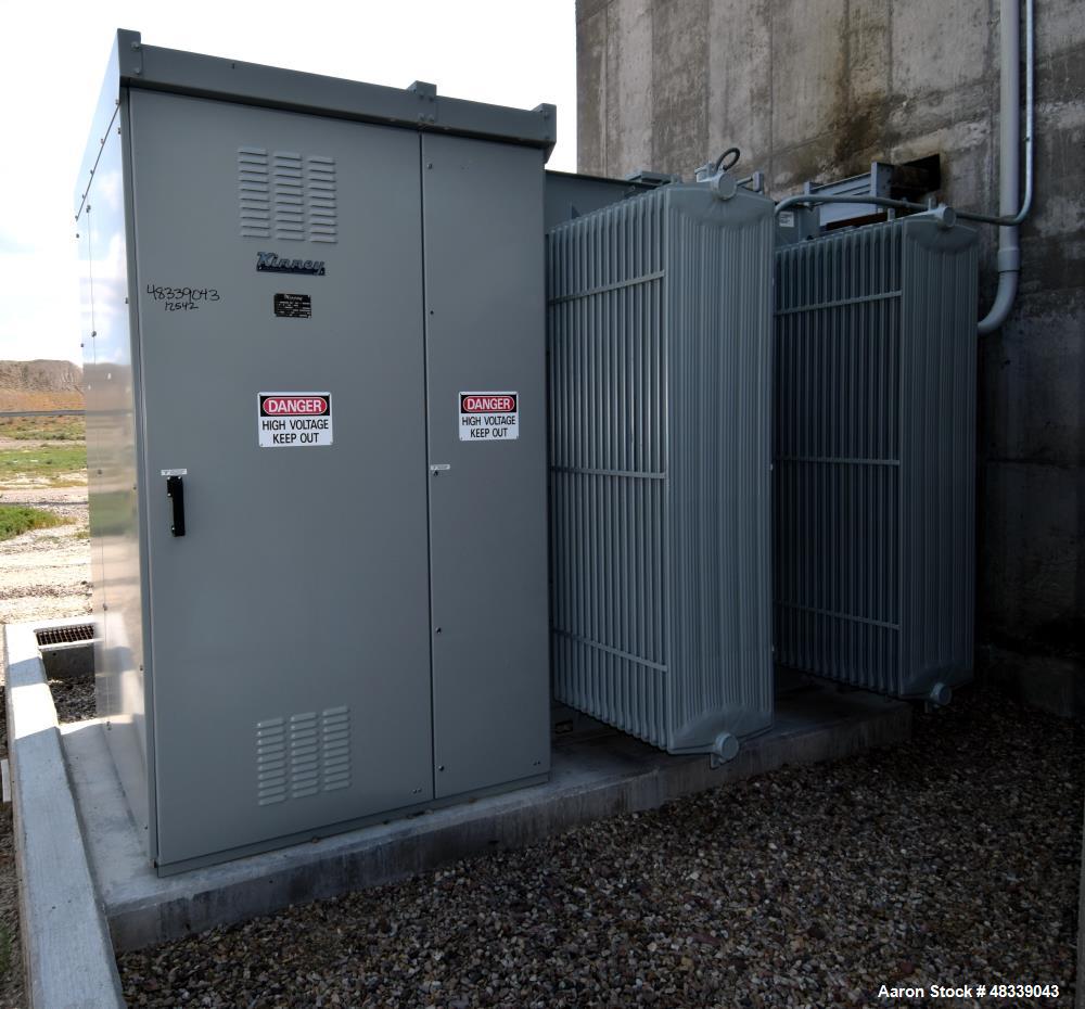 Used Cooper Power Systems 3 Phase Transformer.